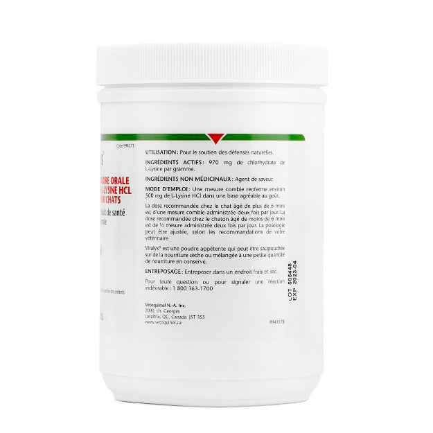 Picture of VIRALYS L-LYSINE HCL ORAL POWDER for CATS - 600g