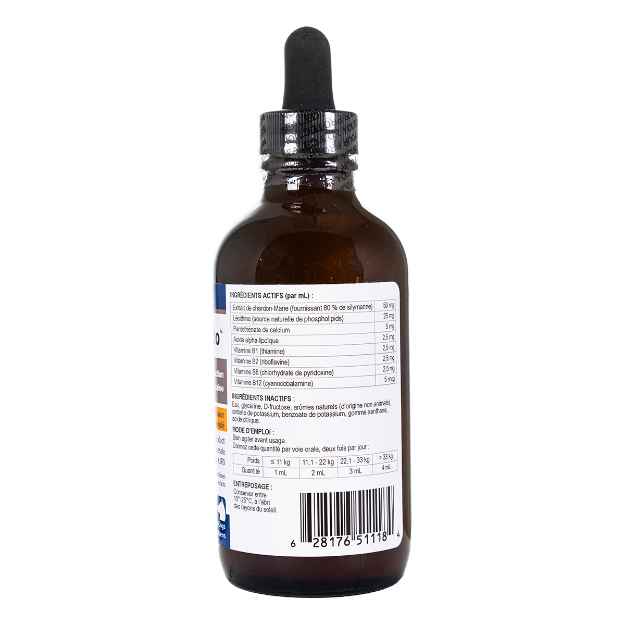 Picture of RX VITAMINS HEPATO SUPPORT LIQUID BACON FLAVOUR - 120ml
