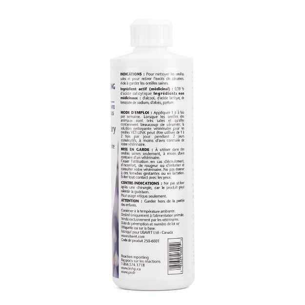 Picture of VET-LINK EAR CLEANSING SOLUTION APPLE - 500ml