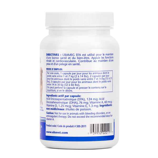 Picture of UBAVET UBAMEG OMEGA 3 FATTY ACID 675mg CAPS - 60's