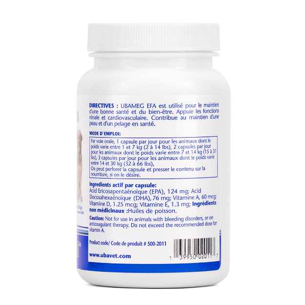 Picture of UBAVET UBAMEG OMEGA 3 FATTY ACID 675mg CAPS - 60's