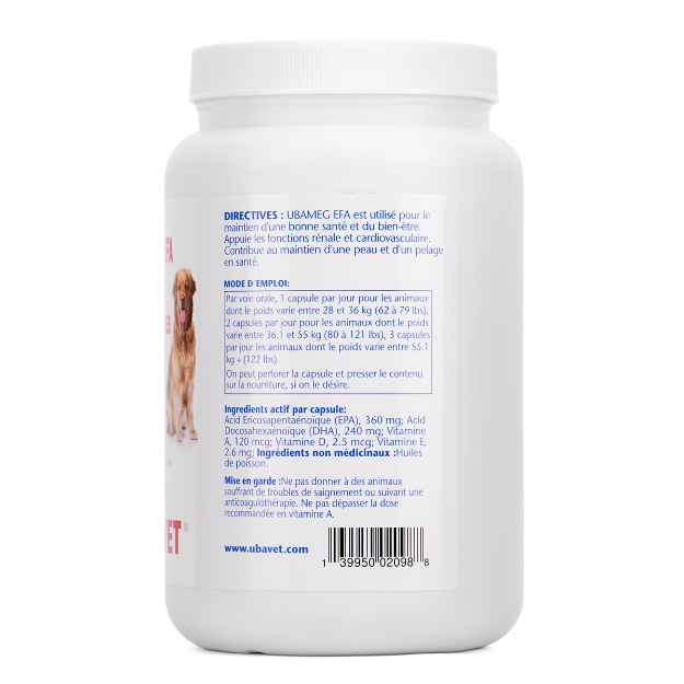 Picture of UBAVET UBAMEG OMEGA 3 FATTY ACID 2200mg CAPS - 250's