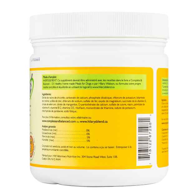 Picture of HILARYS BLEND MEAL SUPPLEMENT for DOGS - 350gm