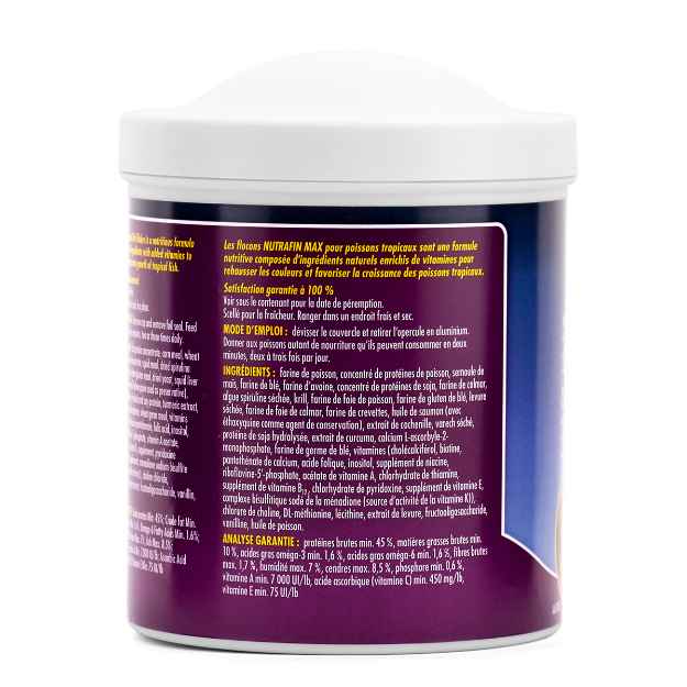 Picture of NUTRAFIN MAX TROPICAL FISH FLAKES(A6706) - 7.58oz / 215g