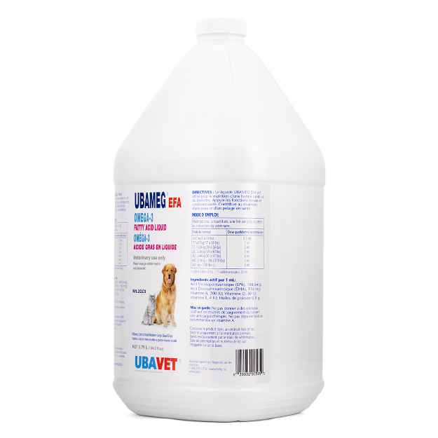 Picture of UBAVET UBAMEG OMEGA 3 FATTY ACID LIQUID - 3.79L