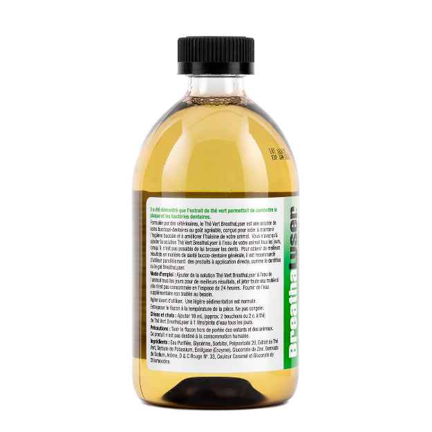 Picture of BREATHALYSER WATER ADDITIVE w/ GREEN TEA - 500ml
