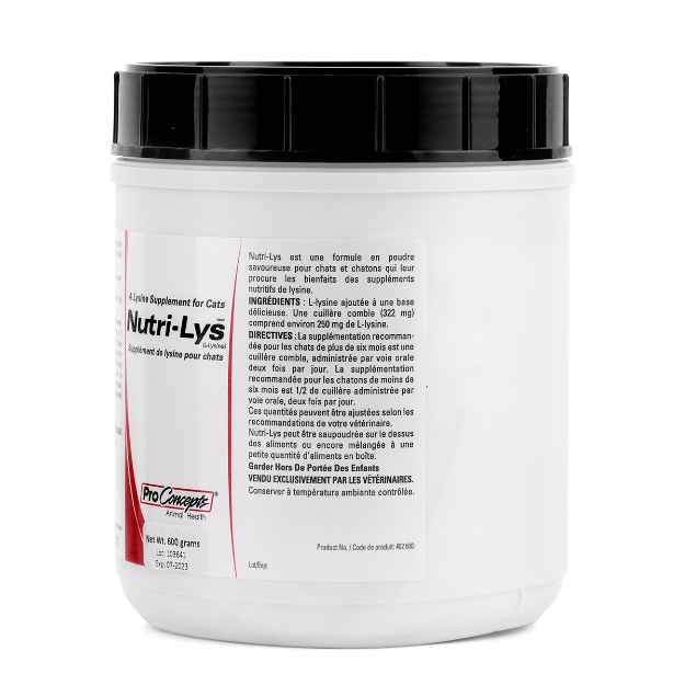 Picture of NUTRI-LYS POWDER L-LYSINE SUPPLEMENT for CATS - 600g
