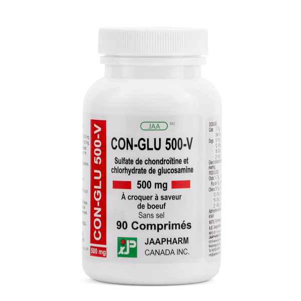 Picture of CON-GLU 500-V 500mg CHEWABLE BEEF FLAVOR CAPLETS - 90's
