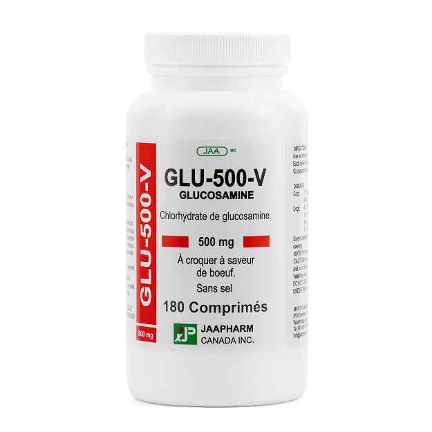 Picture of GLU 500-V 500mg CHEWABLE BEEF TABLET - 180's