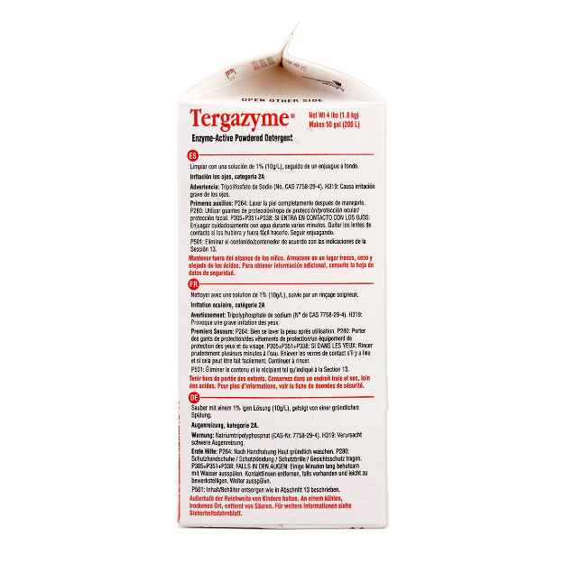 Picture of TERGAZYME ENZYME ACTIVE POWDER DETERGENT - 4lb/box