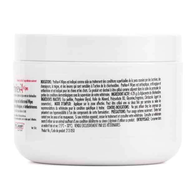 Picture of PROHEX 4 WIPES(4% CHLORHEXIDINE GLUC) for DOGS/CATS - 50s