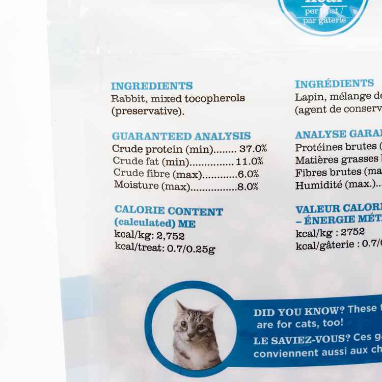 Picture of CANINE/FELINE RAYNE SIT REWARDS RABBIT FREEZE DRIED - 142gm