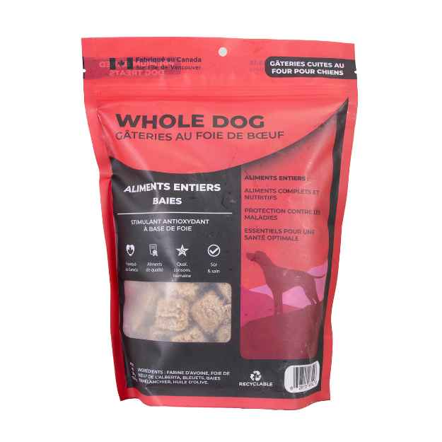 Picture of TREAT CANINE WHOLE DOG Beef Liver Snaps Whole Food Berries - 13.4oz / 380g