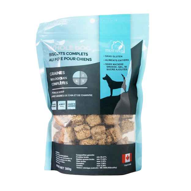 Picture of TREAT CANINE WHOLE DOG Beef Liver Snaps Whole Organic Grains - 13.4oz / 380g