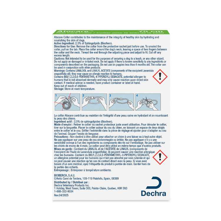 Picture of ATOCARE SKIN CARE COLLAR LARGE 75cm (Biosfeen, sphingomyelin)