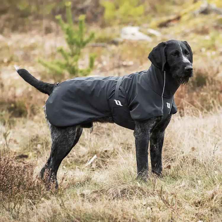 Picture of BACK ON TRACK DOG BARK COAT BLACK 45cm