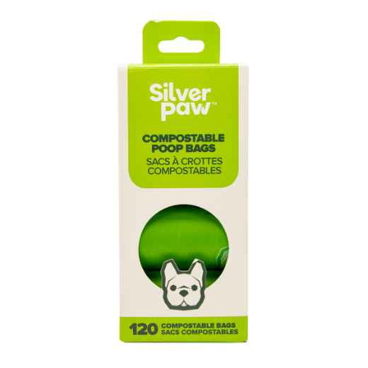 Picture of PET WASTE BAG SILVER PAW COMPOST LEAK PROOF - 9in x 13in 120/box