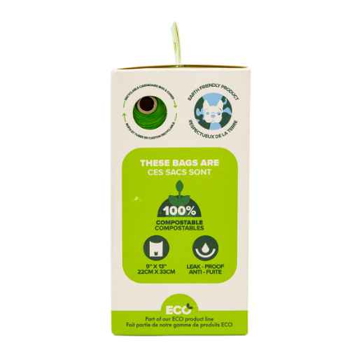 Picture of PET WASTE BAG SILVER PAW COMPOST LEAK PROOF - 9in x 13in 120/box