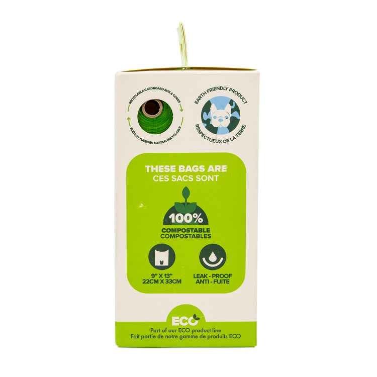 Picture of PET WASTE BAG SILVER PAW COMPOST LEAK PROOF - 9in x 13in 120/box