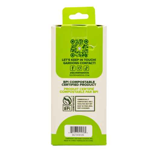 Picture of PET WASTE BAG SILVER PAW COMPOST LEAK PROOF - 9in x 13in 120/box