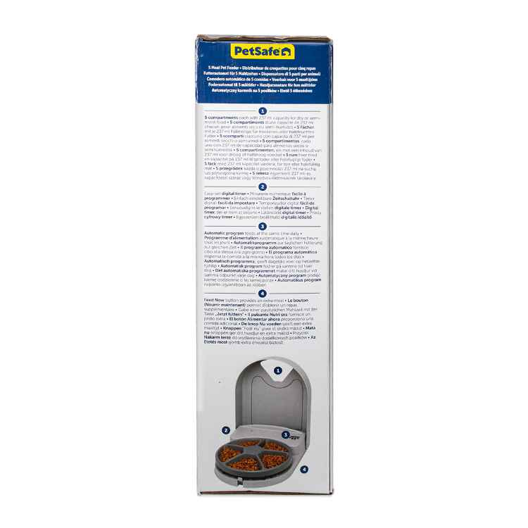 Picture of PET FEEDER PETSAFE ELECTRONIC 5 MEAL FEEDER