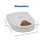 Picture of PET FEEDER PETSAFE ELECTRONIC 5 MEAL FEEDER