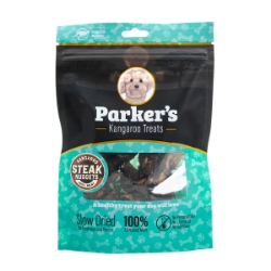 Picture of TREAT DOG PARKERS KANGAROO STEAK NUGGETS - 75g
