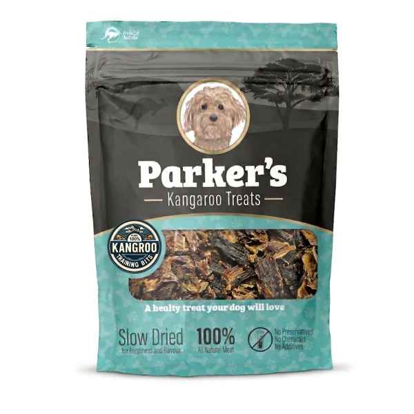Picture of TREAT DOG PARKERS KANGAROO TRAINING BITS - 100g