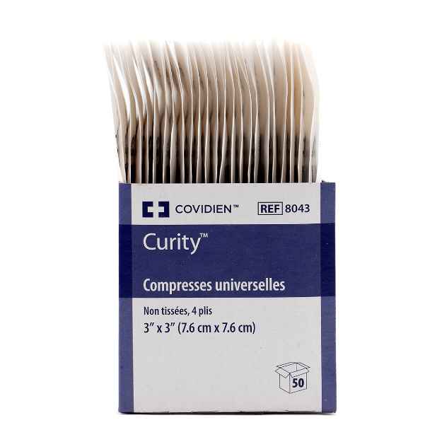 Picture of GAUZE SPONGE CURITY STERILE  4ply 3in x 3in - 50s