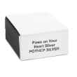 Picture of CREMATION JEWELRY PAWS on YOUR HEART PENDANT - Silver