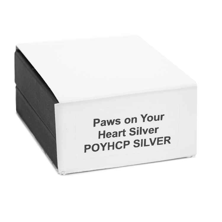 Picture of CREMATION JEWELRY PAWS on YOUR HEART PENDANT - Silver