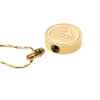 Picture of CREMATION JEWELRY PAWS on YOUR HEART PENDANT - Yellow Gold