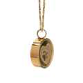Picture of CREMATION JEWELRY PAWS on YOUR HEART PENDANT - Yellow Gold