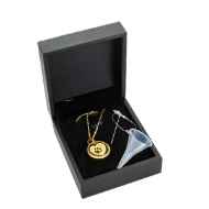 Picture of CREMATION JEWELRY PAWS on YOUR HEART PENDANT - Yellow Gold
