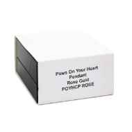 Picture of CREMATION JEWELRY PAWS on YOUR HEART PENDANT - Rose Gold