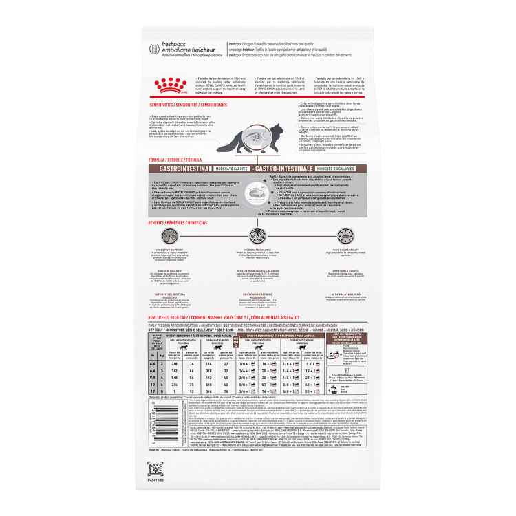 Picture of FELINE RC GASTROINTESTINAL MODERATE CALORIE - 3kg