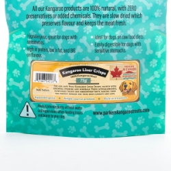 Picture of TREAT DOG PARKERS KANGAROO LIVER CRISPS - 75g