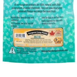 Picture of TREAT DOG PARKERS KANGAROO LUNG PIECES - 75g