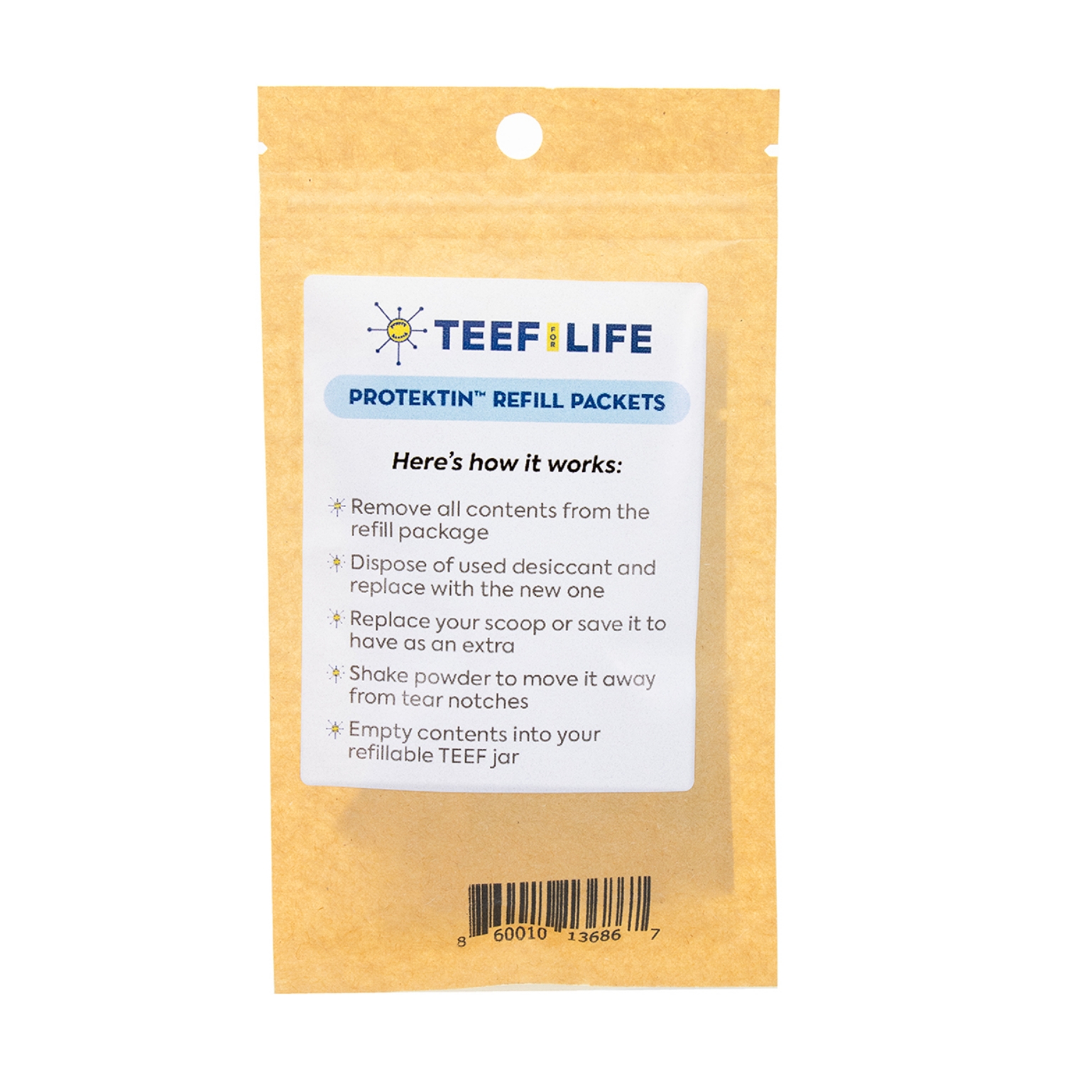 Picture of TEEF Protektin42 PROBIOTIC DENTAL POWDER REFILL for DOG 90svg