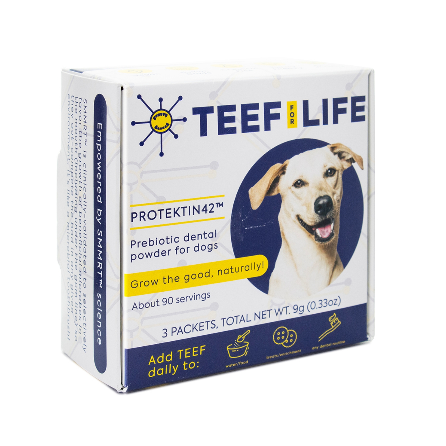 Picture of TEEF Protektin42 PROBIOTIC DENTAL POWDER for DOG 90svg