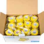 Picture of COHESIVE BANDAGE JorWrap Yellow w/ Smiley Faces (J1625H) 4in x 5yards - 12/box