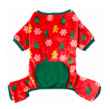 Picture of XMAS CANINE PYJAMA PULL ON EASY FIT PATTERNED RED X Small