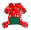 Picture of XMAS CANINE PYJAMA PULL ON EASY FIT PATTERNED RED – Small