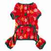 Picture of XMAS CANINE PYJAMA PULL ON EASY FIT PATTERNED RED Medium