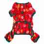 Picture of XMAS CANINE PYJAMA PULL ON EASY FIT PATTERNED RED Medium