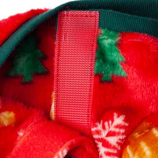 Picture of XMAS CANINE PYJAMA PULL ON EASY FIT PATTERNED RED Large