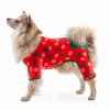Picture of XMAS CANINE PYJAMA PULL ON EASY FIT PATTERNED RED– X Large