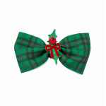 Picture of XMAS CANINE BOWTIE PATTERNED GREEN – One Size