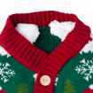 Picture of XMAS CANINE CARDIGAN PATTERNED GREEN – Medium