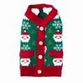 Picture of XMAS CANINE CARDIGAN PATTERNED GREEN – X Large